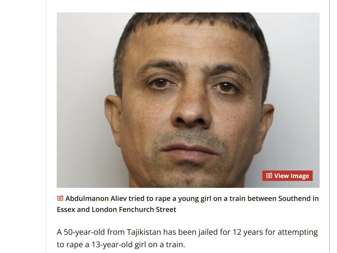 ‘Vile’ predator, 50, tried to rape 13-year-old girl on train
