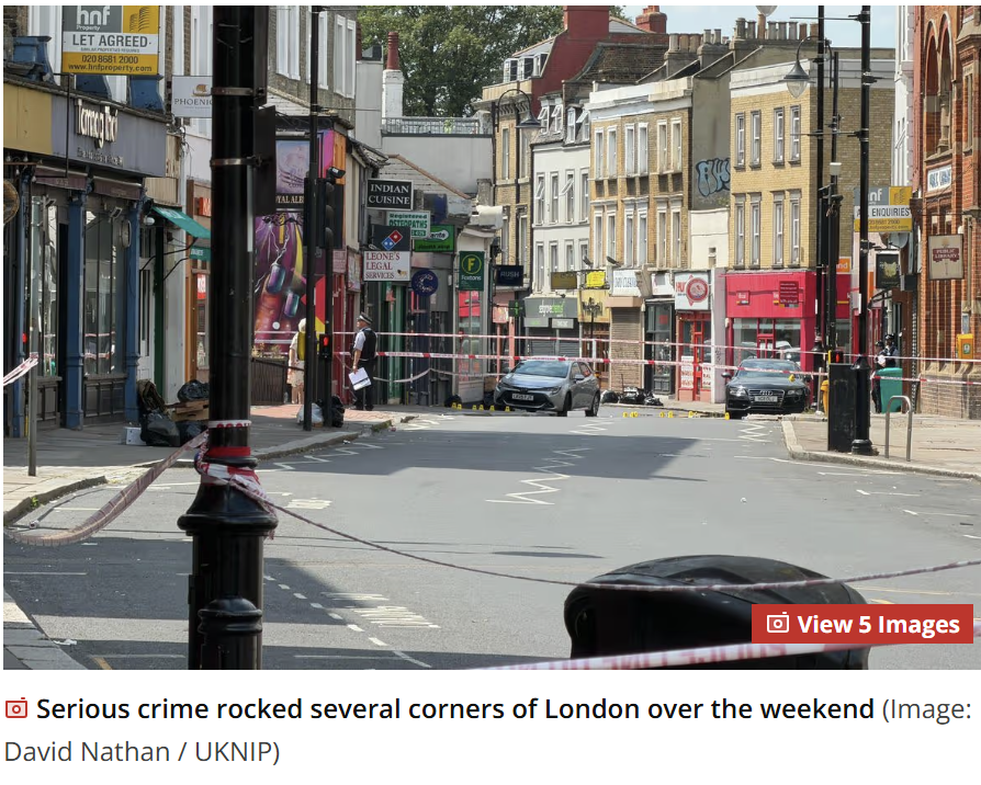 Six dead in London horror weekend after stabbings, fire and crash