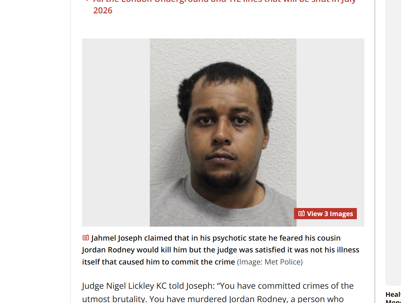 West London man jailed for 39 years for shooting cousin dead at family wake told to 'rot in hell'