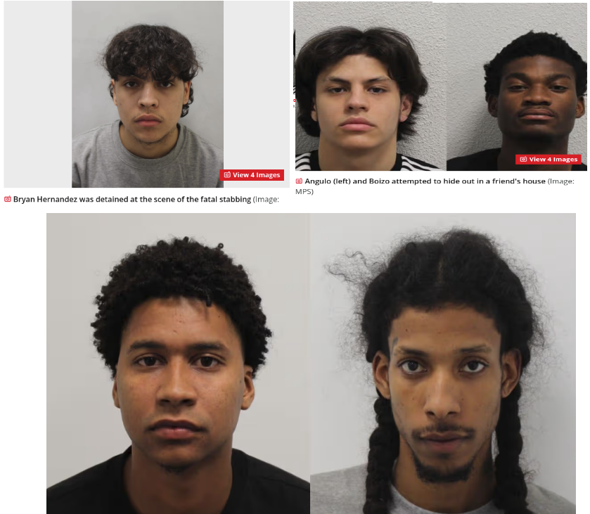 Five men guilty in 2025 Walworth murder of Giovanny Bedoya
