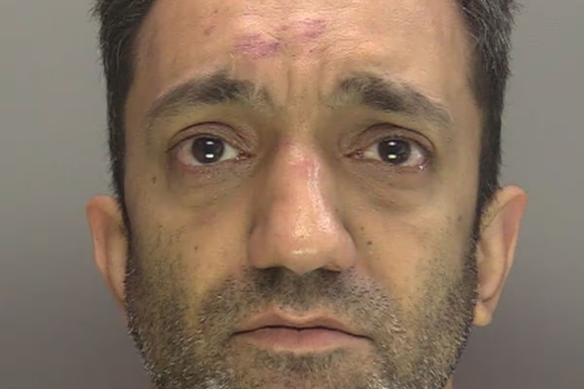 Mohammed Rasool, 44,  gouged the eyes of two female police officers after shocking Gatwick Airport road rage