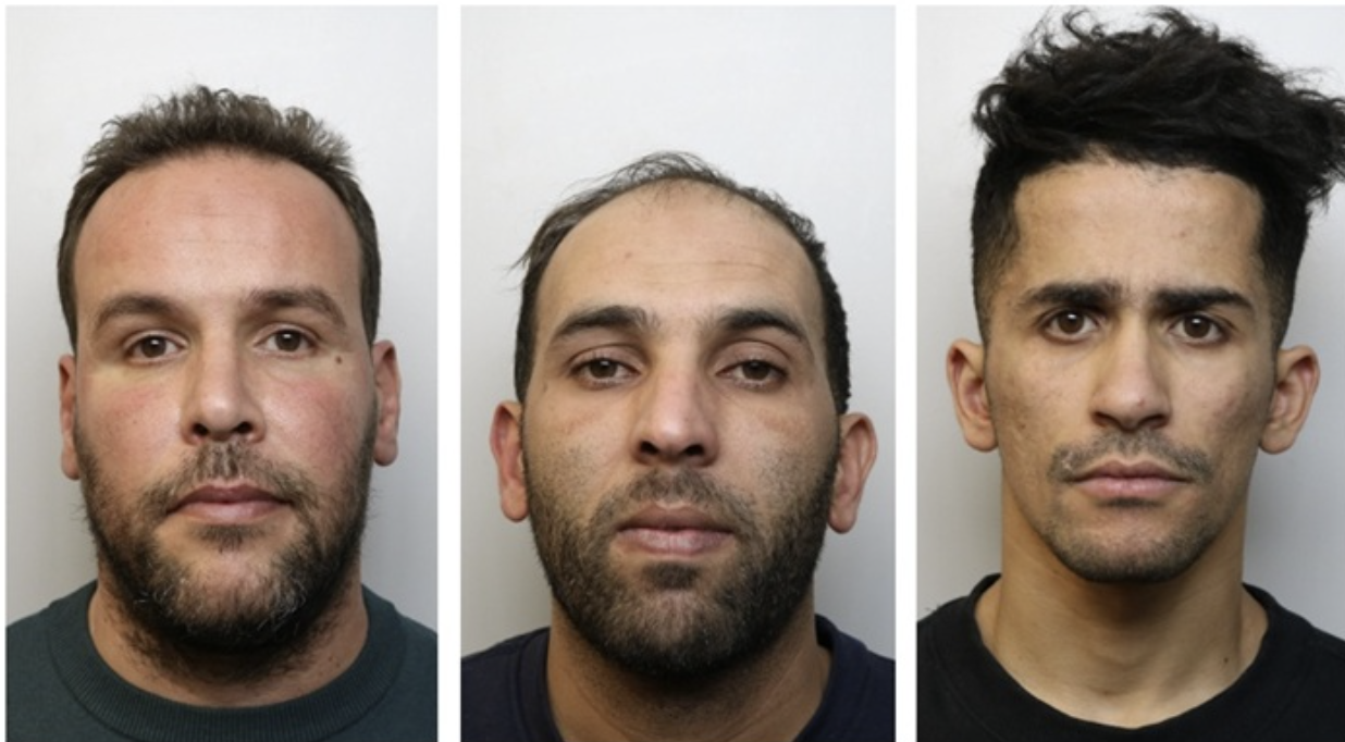 Faysal Benoumechiara [27], Abdel Aitkebir [35] and Medhi Fatih [41] stole luggage worth over £600,000 jailed