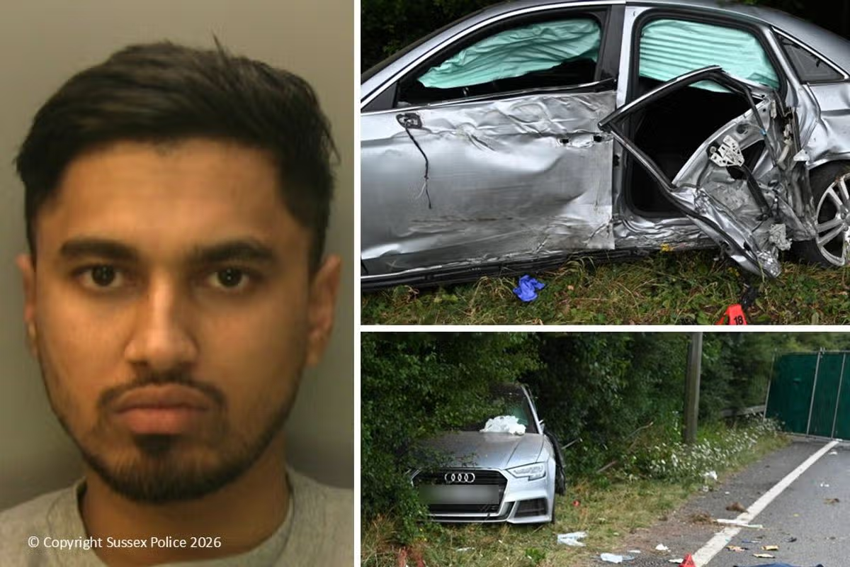 Man caused fatal crash on A23 from London to Brighton