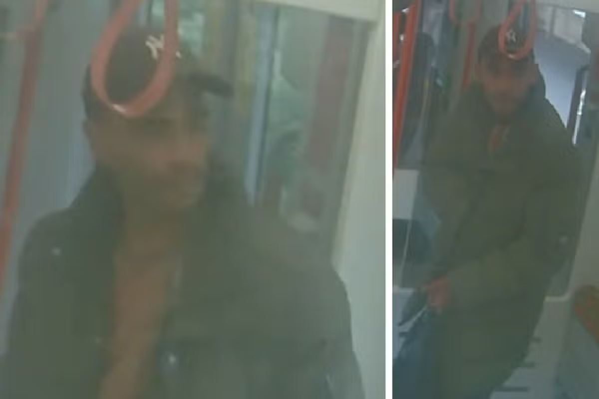 Hunt for flasher who exposed himself on London Overground train