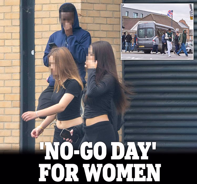 The town where Thursday's a 'no-go day' for women: Locals blame bussed-in migrants for wolf-whistling schoolgirls, theft and violence - while far-Right agitators fan the flames: FRED KELLY