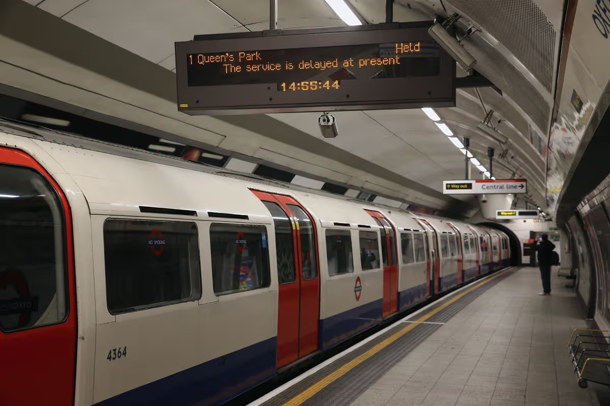 Man in 30s fighting for his life after attack on Central Line as attacker on the run