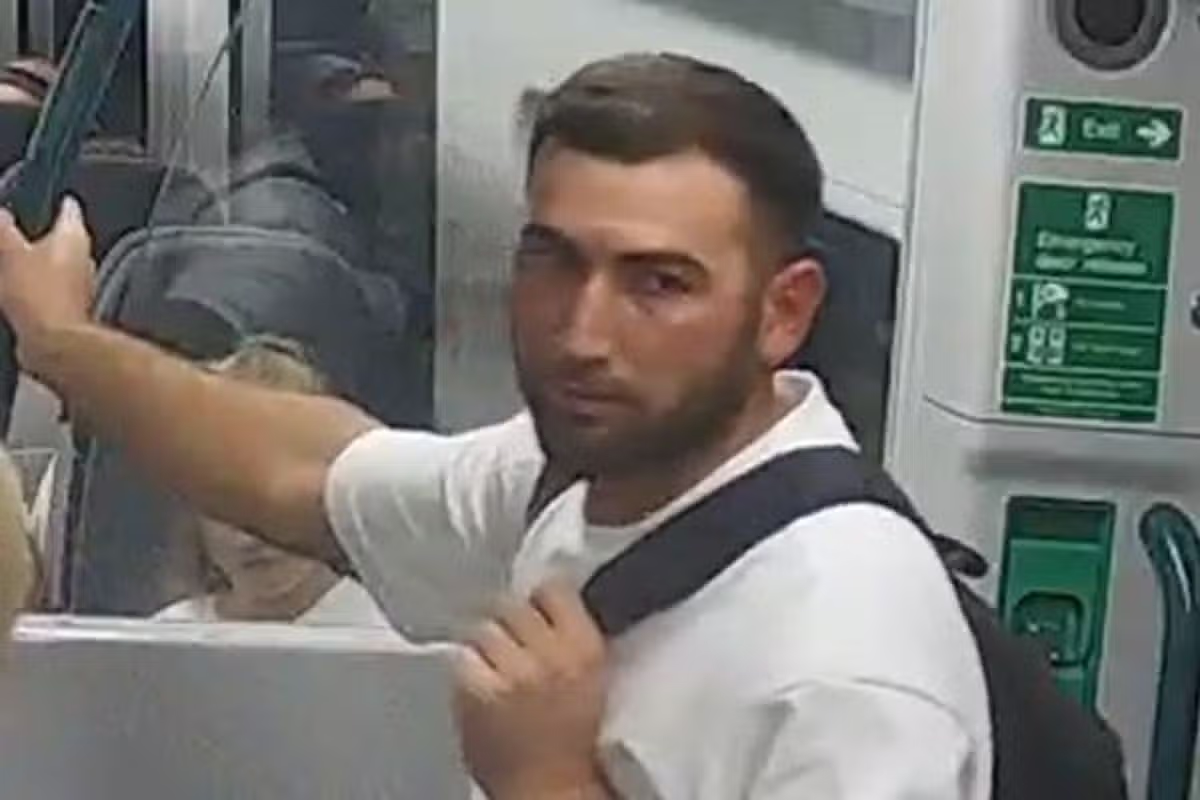 Police hunt man caught masturbating on Euston train