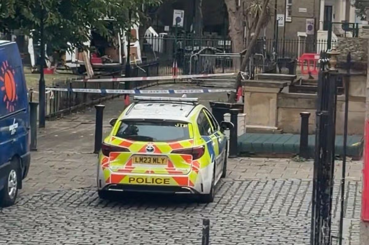 Police cordon off Brixton churchyard after woman in her 40s raped