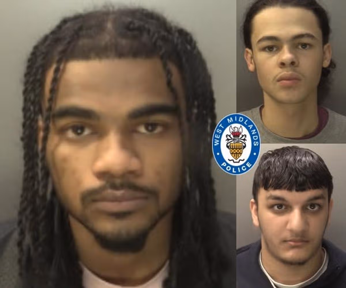 Faces of Midlands teen killers who pursued and cornered victim outside library. Mahad Mohammed, Shakeel Ahmed & Ismail Nabeel. Another fled to Pakistan